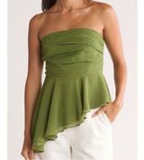 Parker Delilah Strapless Ruched Tube Top Photo 0