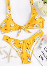 SheIn Yellow Bikini Set Photo 0