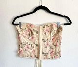 Y2K Butterfly Corset Top, Fairycore, Fairy Grunge, Gothic, Coquette, Vintage, Size M Photo 0