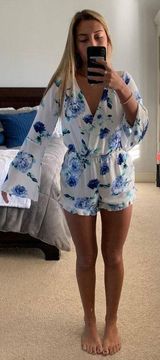 Forever 21 Floral Romper Photo 0
