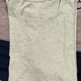 J.Crew Vintage Cotton T-Shirt Tee Top Extra Large XL Short Sleeve Mint Green Photo 0