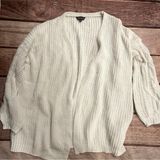 Davi & Dani Off White Oversized Cardigan Size 2X Photo 0