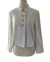 Lilly Pulitzer Ivory Crop Blazer Shrug Women Size 2 | 28-1 Photo 0