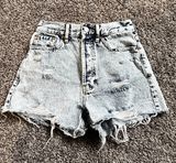 PacSun Vintage Distressed Highwaisted Shorts Photo 0