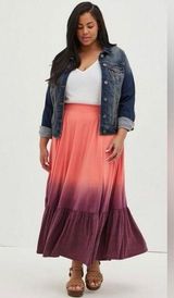 🏷️🏷️Women’s plus Torrid Maxi skirt flowy size 2x Photo 0