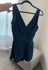 Denim Romper Size XS Photo 0