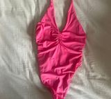 Pink Low Back Bodysuit Photo 0