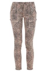 Joie  Cargo Pink Printed Jeans Photo 0