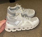 On Cloud Running Shoes Women’s White Photo 0