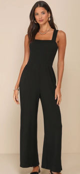 Lulus Black Jumpsuit Photo 0