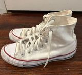White Converse High-Top Sneakers Photo 0