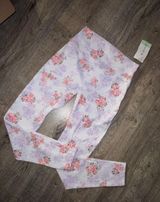 Altar'd State New As Revival White and purple floral leggings MSRP $59.95 Photo 0