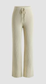 Cider Beige Rib Trousers Photo 0