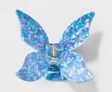 Jumbo Butterfly Claw Hair Clip - Wild Fable nwt Blue Photo 0