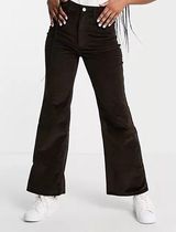 & Other Stories & Other Stories Corduroy High Waist Flare Pants in Dark Brown Photo 0