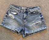 Cuffed Mom Jean Shorts Photo 0