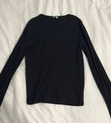 Long Sleeve Top Black Photo 0