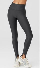 Alo High-Waist Airlift Elongated Leggings Anthracite Hi-Rise Waisted Tights Pant Photo 0