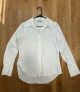 ZARA Satin Button Down Blouse Photo 0