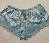 Satin Lace Tap Shorts M Photo 0