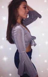 Nasty Gal Tie Front Top Photo 0
