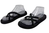 Teva Olowahu Womens Sandals Size 7 Black Flip Flops Strappy Slip On Photo 0
