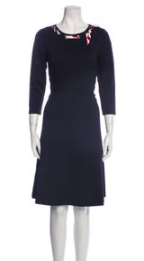 Talbots Navy Midi Dress Photo 0