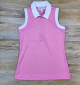 NWT TOMMY BAHAMA Active Golf Tennis Sleeveless Top polo tank pink Photo 0