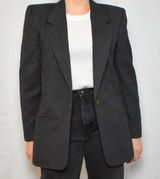 Talbots Vintage Grey Wool Suit Set Photo 0