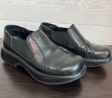 Dansko Jocelyn chunky black leather slip on clogs Size EU39/US 8.5-9 Photo 0