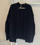 Black  oversized cardigan Photo 0
