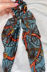 Hair Scarf Blue Photo 0