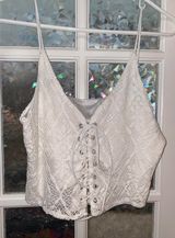 Brandy Melville Lace Cami Crop Top Photo 0