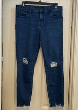 J Brand  mid rise cropped skinny jeans Photo 0