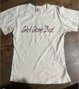 Vintage 80s/90s Girl Gone Bad Baby Tee T Photo 0