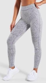 Gymshark Grey Fleur Texture Leggings Photo 0