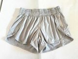Lululemon Tracker Short 4" Inseam Heather Gray Size 8 Built-In Liner Photo 0