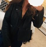 American Eagle Outfitters NWOT Faux Leather Jacket Photo 0