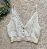 ZARA White Crop Tank Photo 0