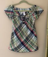 Plaid Spring Top Photo 0