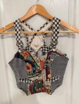 Vintage Quicksilver patchwork vest  Photo 0