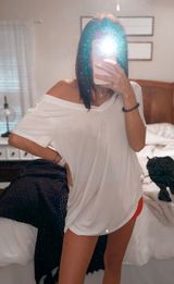 White Oversized Tee Size XL Photo 0