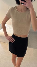 Black Mini Skort Photo 0