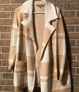 Absolutely Famous Very pretty fall plaid open cardigan by  size 1x Photo 0