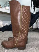 Tall Brown Boots Size 6 Photo 0