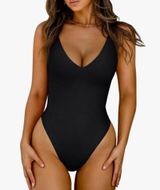 Black Swimsuit One Piece Photo 0