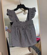 Free People Gingham Tank Top Photo 0