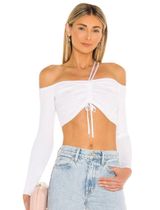 Nina Ribbed Knit Crop Top Photo 0