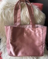 Coach Fragrance Pink Satin Tote Bag Photo 0