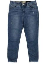 Democracy  Jeans Womens Size 8 Ab Technology Medium Wash Distressed Blue Photo 0